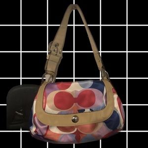 Authentic Coach A1067-F13795 Multi-Color in Silk Bag
